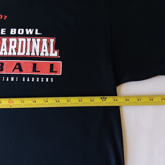 Louisville Cardinal Football men's black short sleeve graphic t-shirt size 2XL - Picture 6 of 8